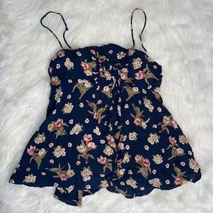 Flower flowy summer blouse
